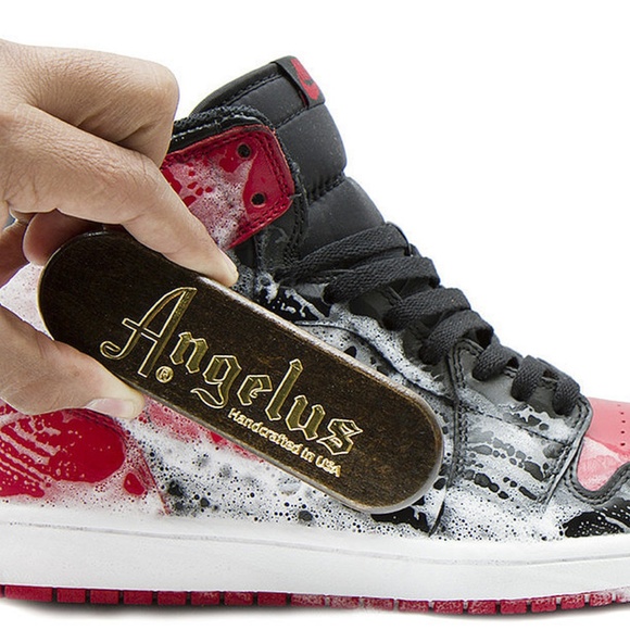 Premium Cleaning NYLON BRISTLE BRUSH for Sneaker Nubuck Suede shoe scrub ANGELUS - Picture 2 of 5